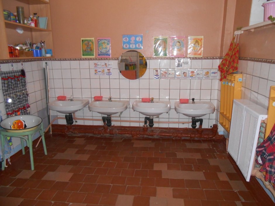 Украшение туалета в детском саду