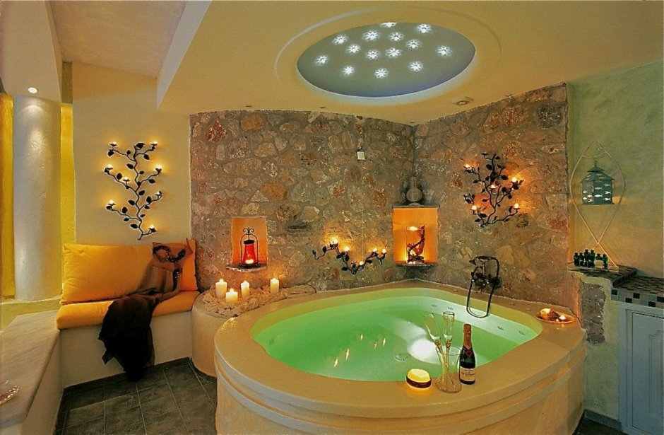 Дизайн ванной комнаты с джакузи (70 фото)