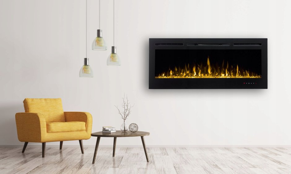 Камин Glenrich Genius 100 Black Glass