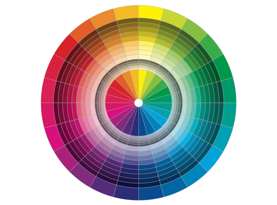 Цветовой круг для дизайнеров заставка