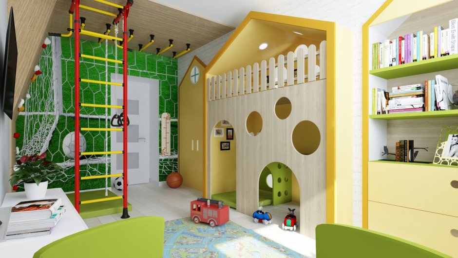Детская игровая комната для малышей
