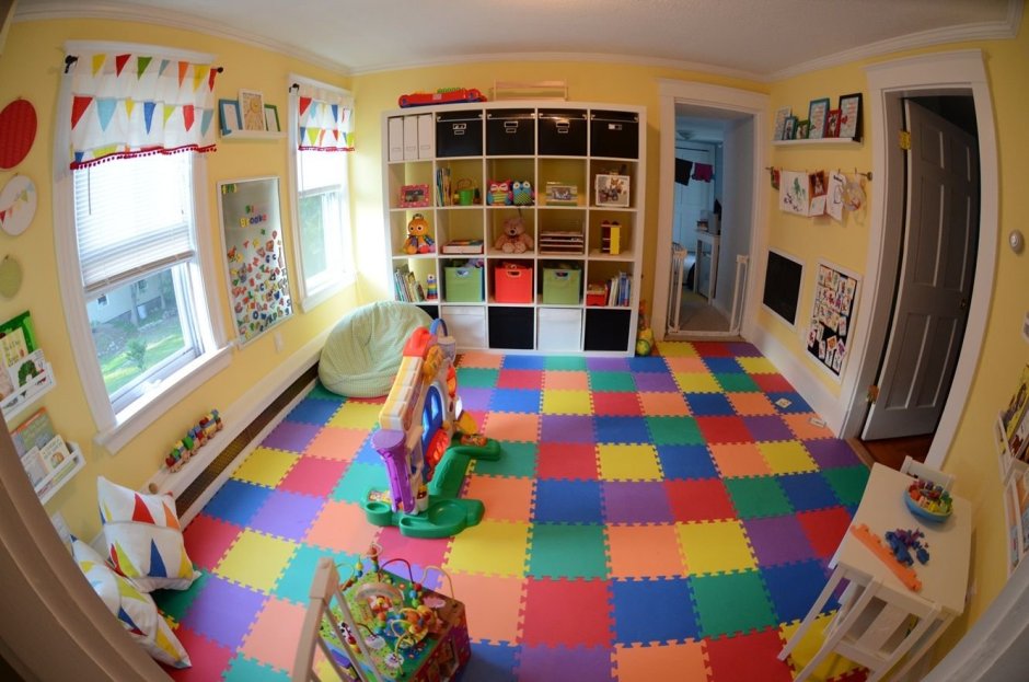Игровая зона для детей в комнате