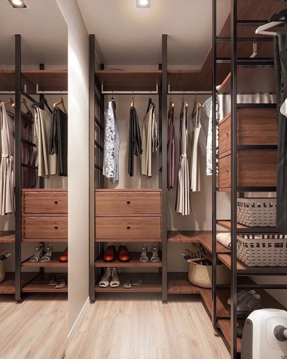 Интерьер гардеробной