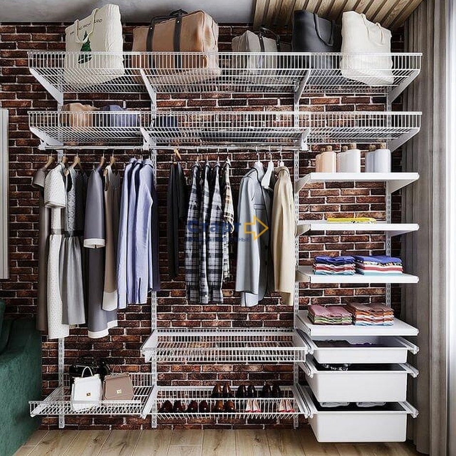 Минимализм в гардеробной