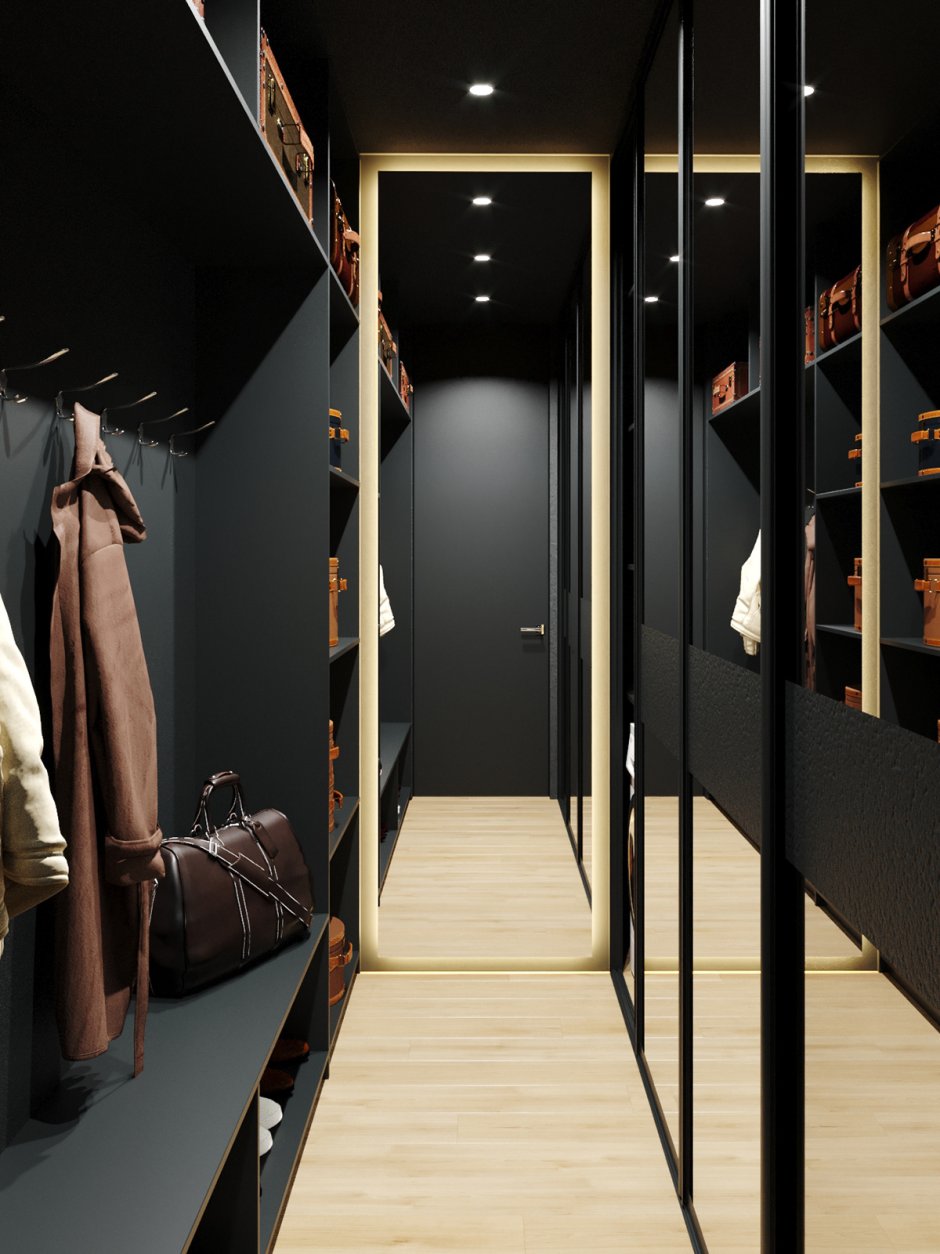 Прихожая в стиле лофт