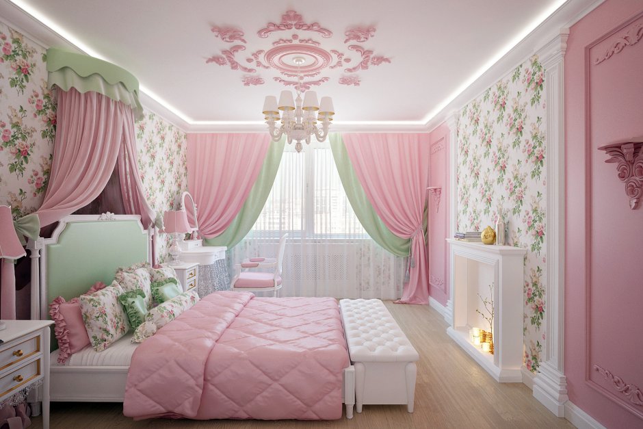 Детская спальня для девочки