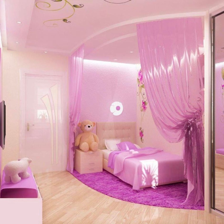 Фото комнаты для подростка девочки