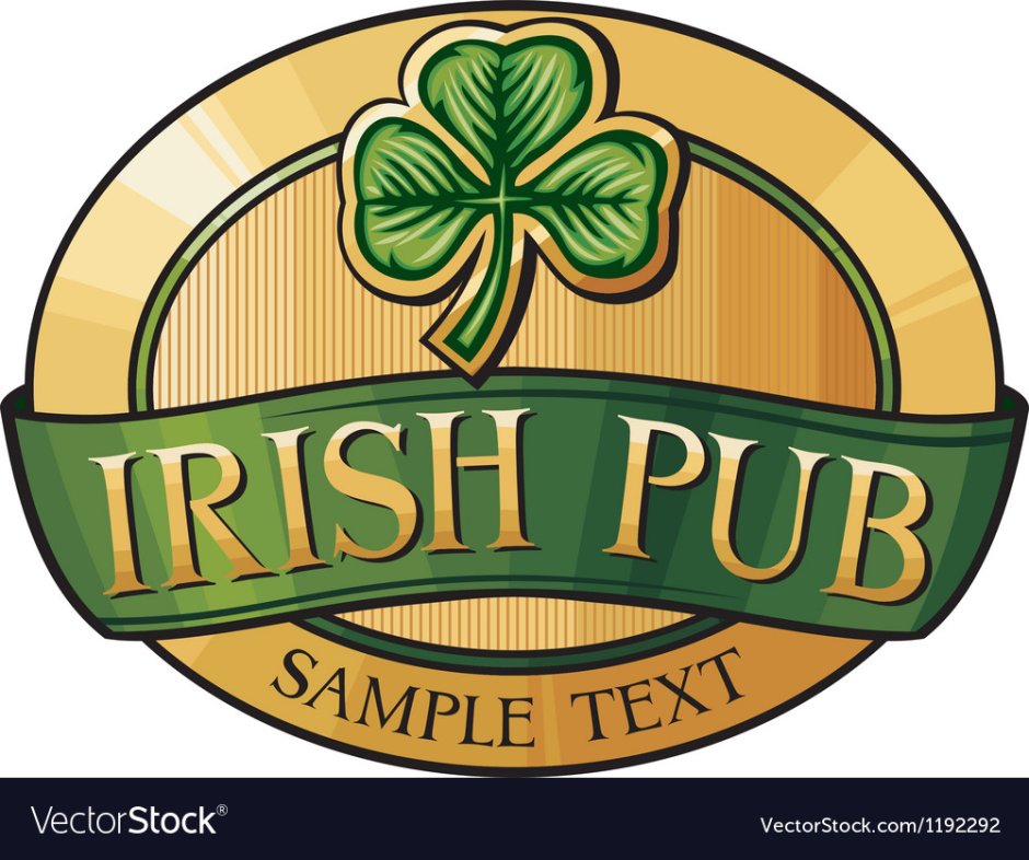 Логотип ирландского паба