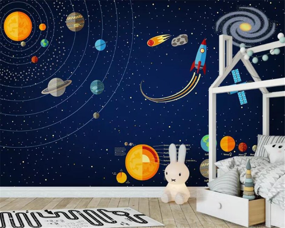 Комната космоса в детском саду