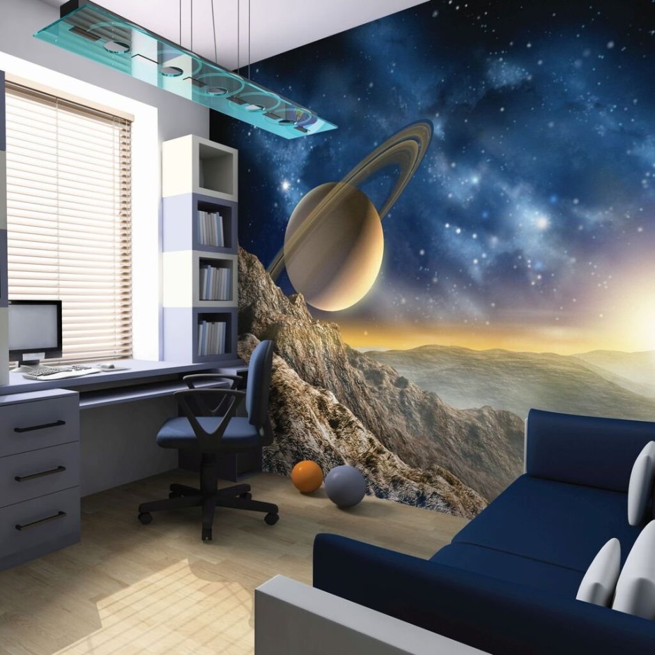 Космическая комната для мальчика