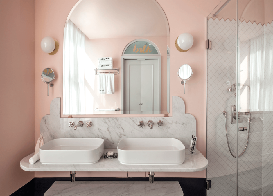 Ванная комната в цветах тиффани (70 фото)