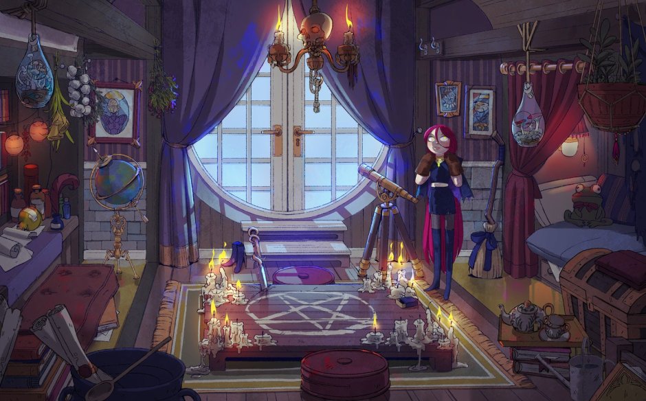 Ведьминские комнаты аниме