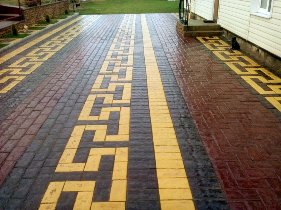 Плитка тротуарная Версаче брусчатка