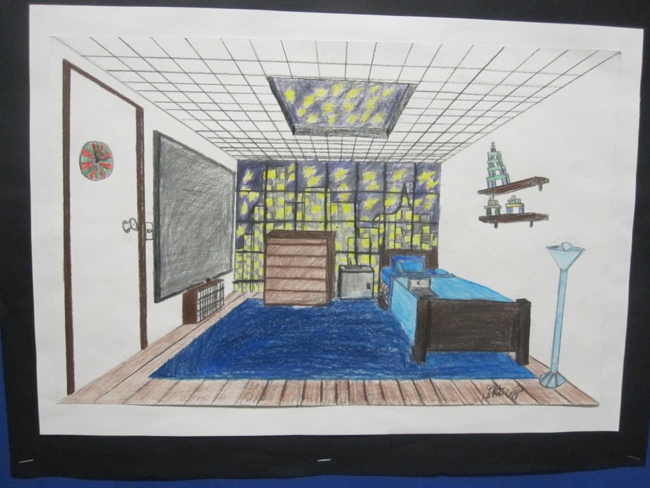Комната моей мечты рисование