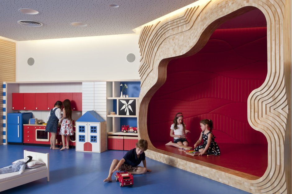 Дизайн игровой комнаты в детском саду