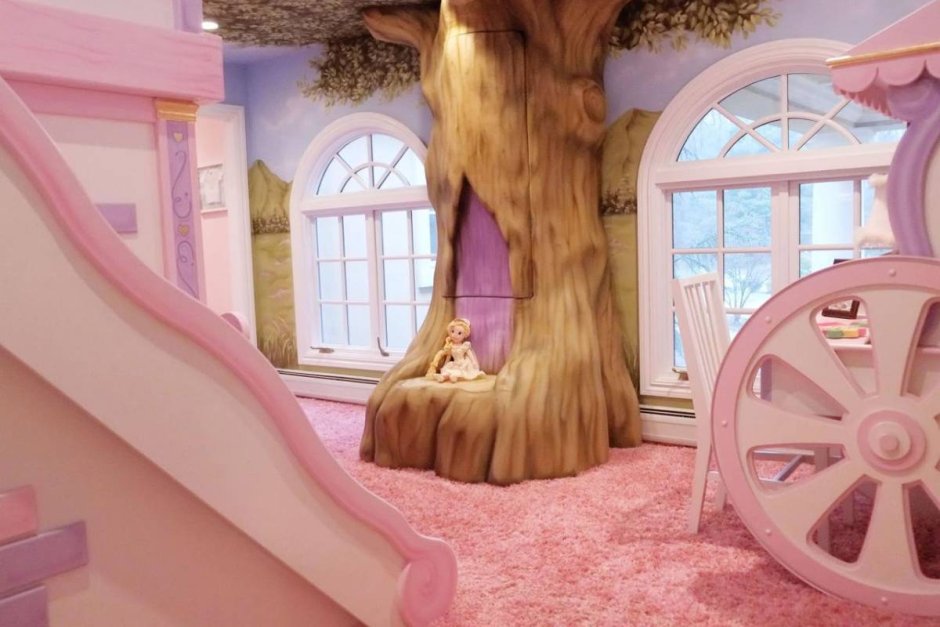 Красивые сказочные детские комнаты для девочки
