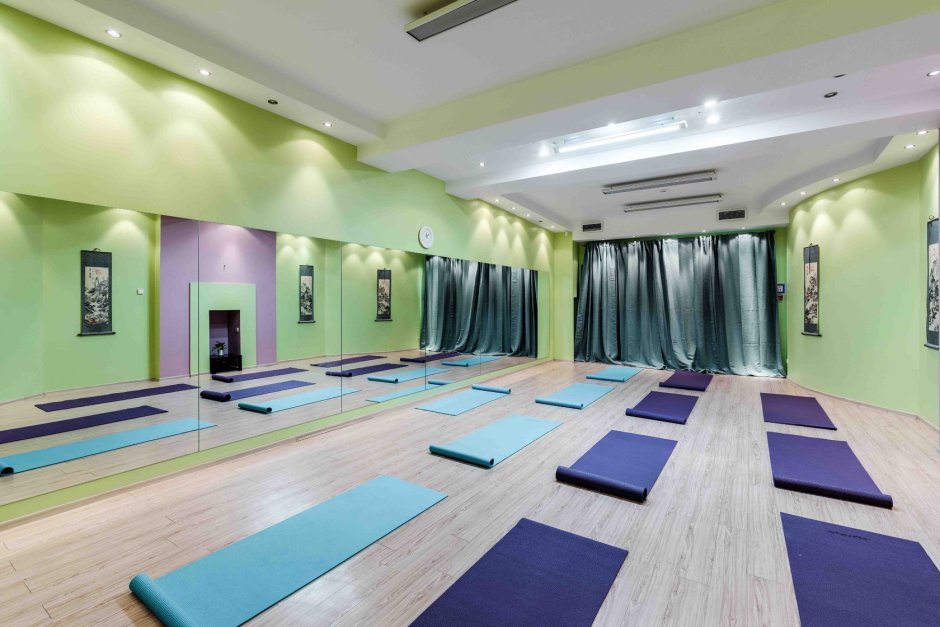 Планировка зала для йоги