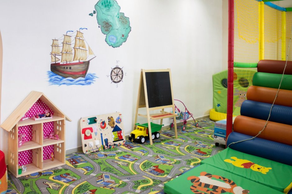 Комната для игр в детском саду