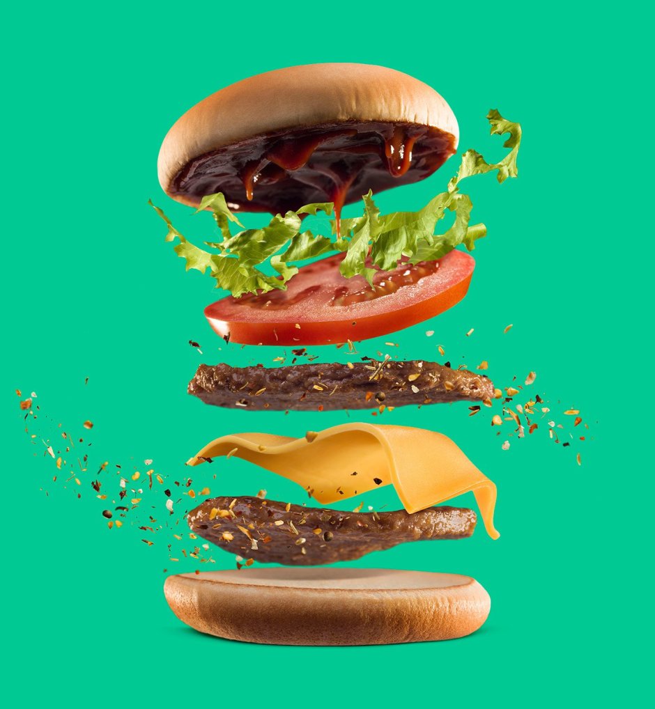 Креативный гамбургер