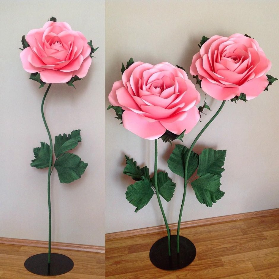 Искусственные розы для декора
