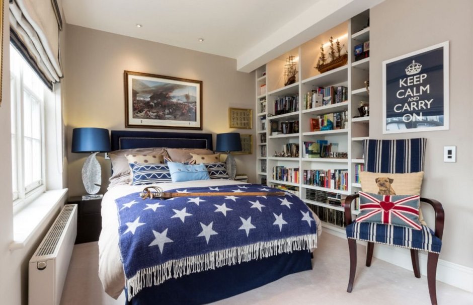 Спальня в американском стиле для подростков
