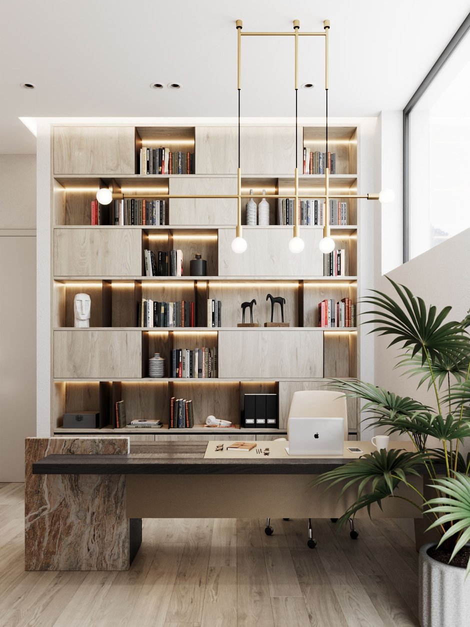 Рабочее место в современном интерьере