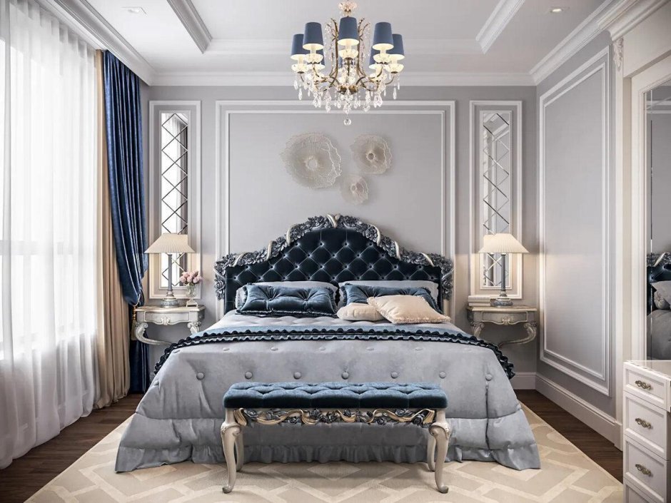 Спальная в стиле классика