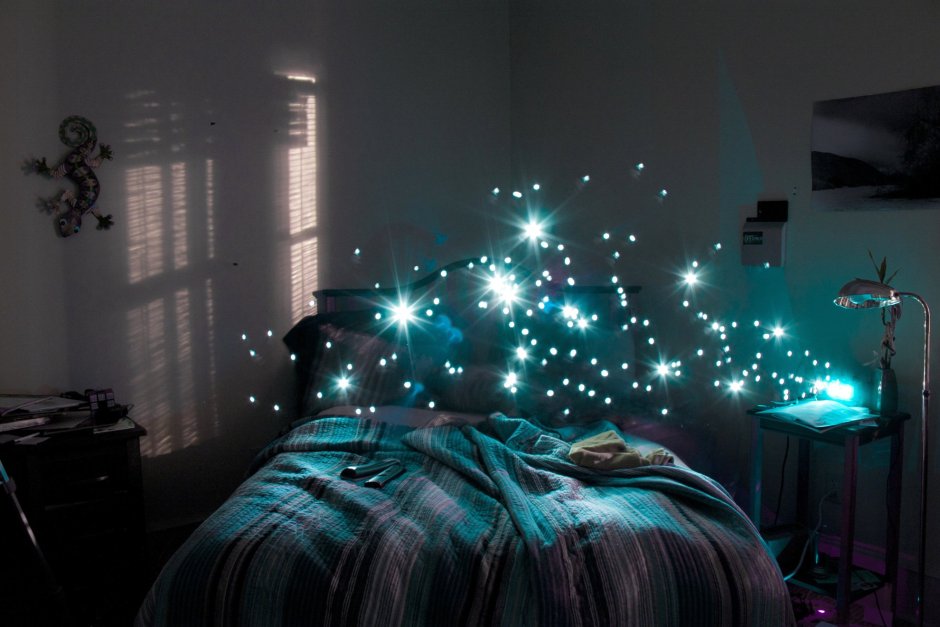 Эстетика комнаты ночью
