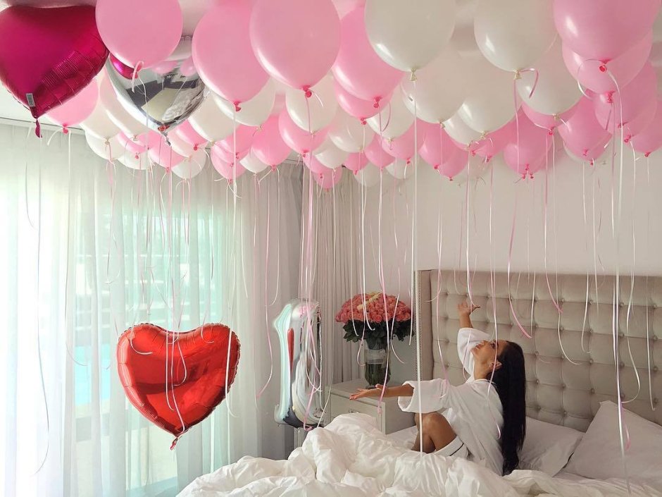 Украшение комнаты на день рождения девочки
