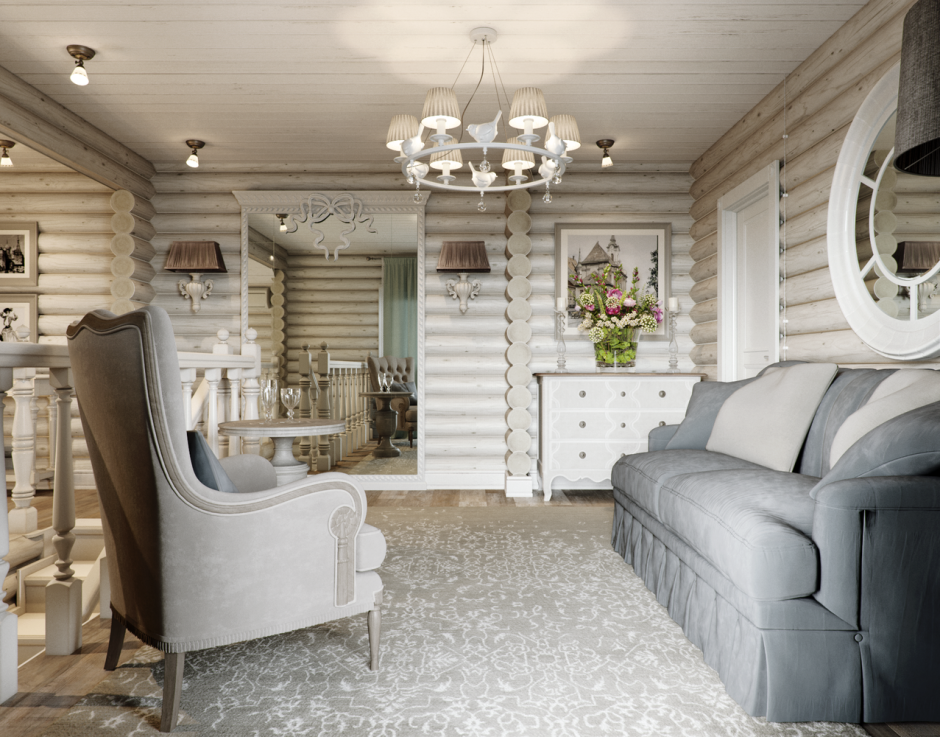 Tikkurila зеленый имитация бруса