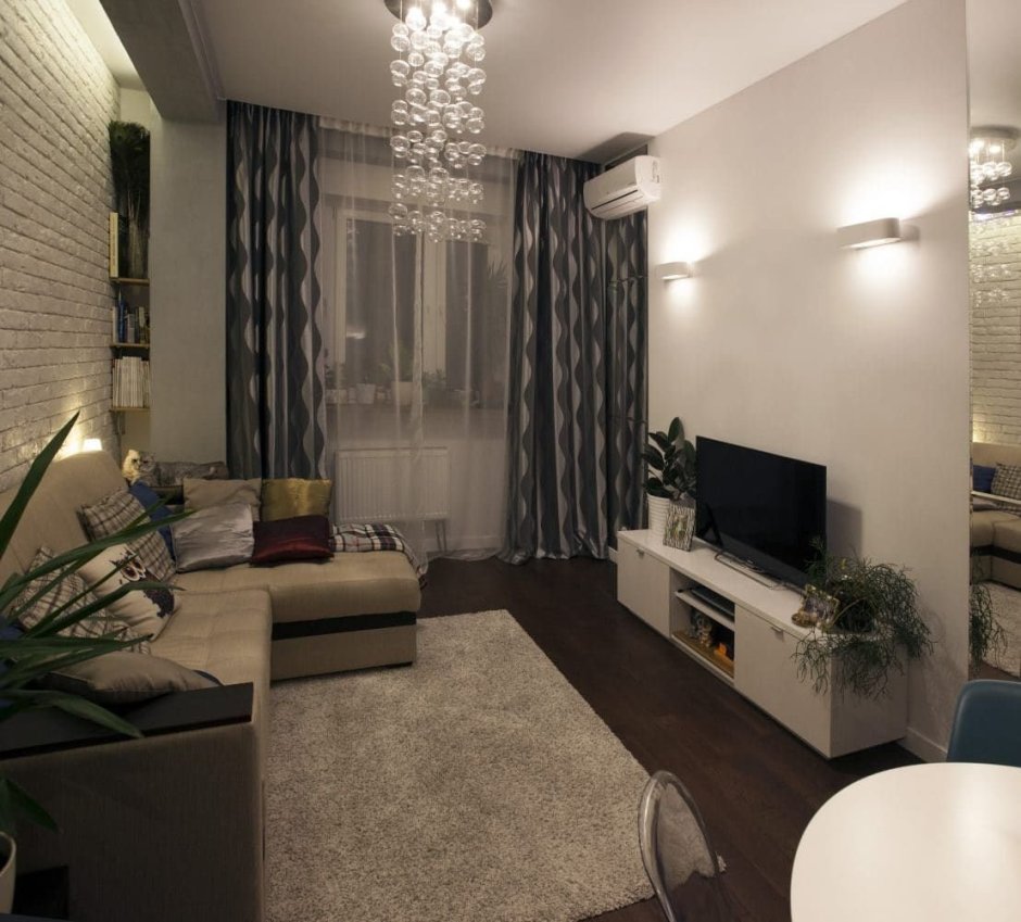 Интерьер гостиной 14м2