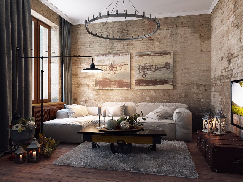 Квартира в Индустриальном стиле