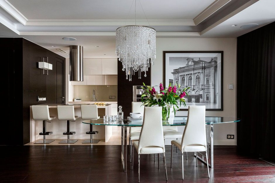 Интерьер в темных тонах