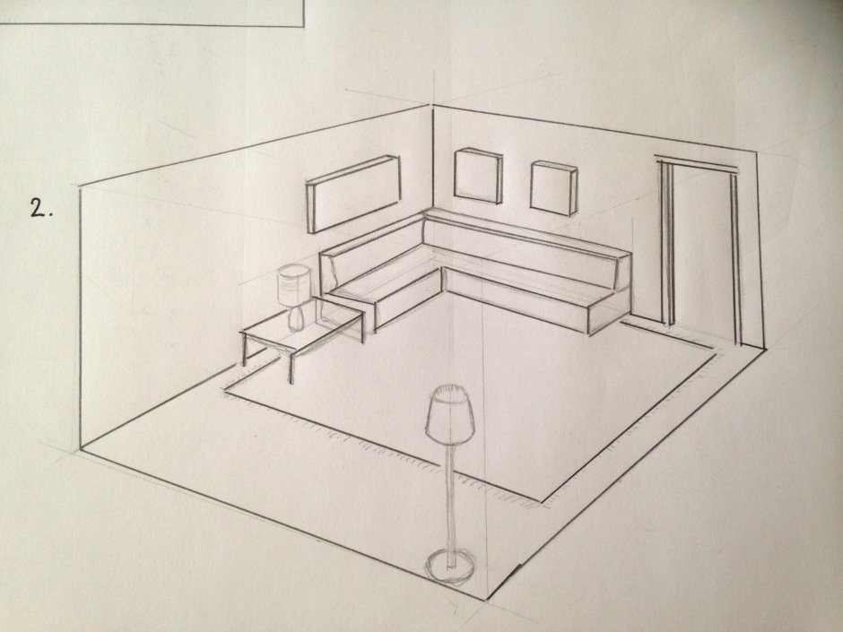 Схема замера помещения для кухни