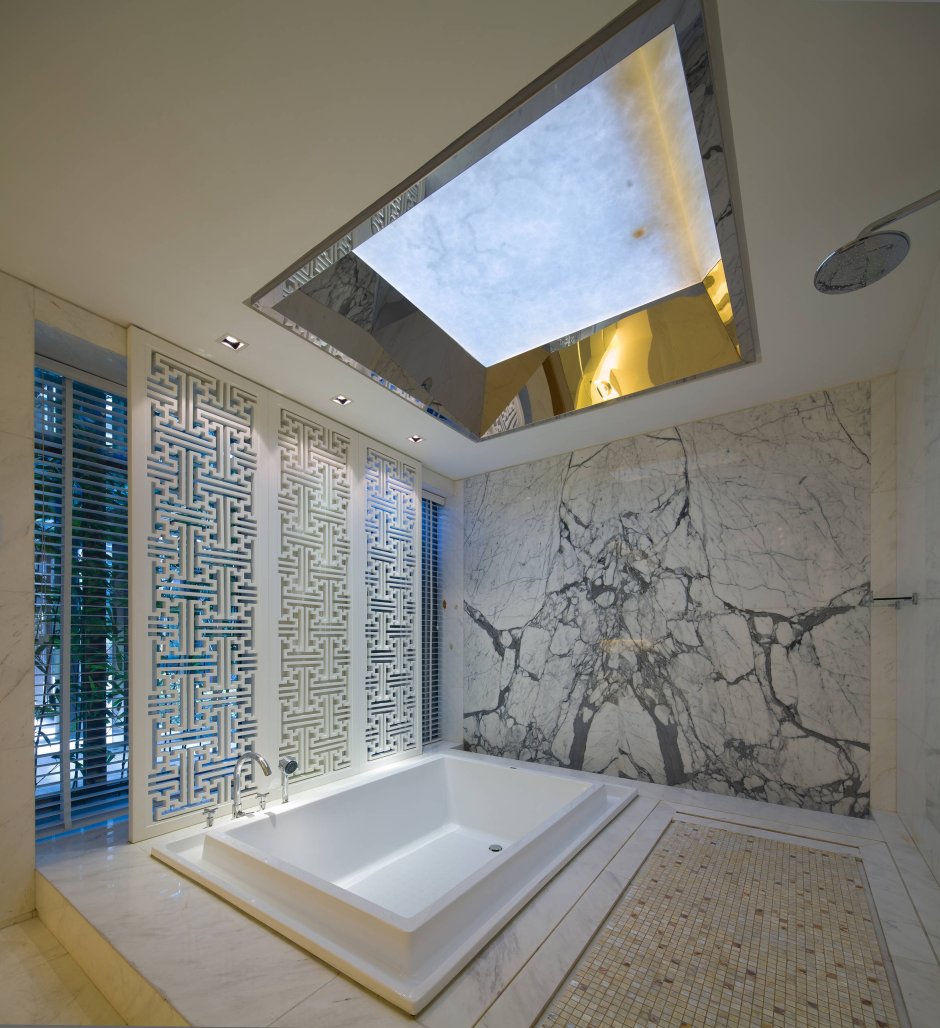 Интерьер ванной комнаты в Восточном стиле