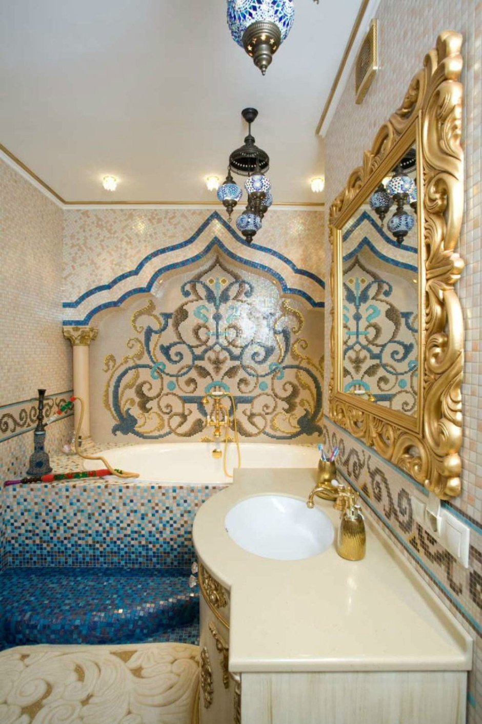 Ванная комната в индийском стиле