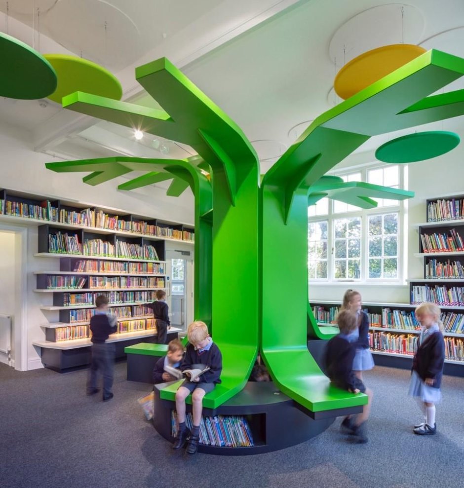 Необычные детские библиотеки