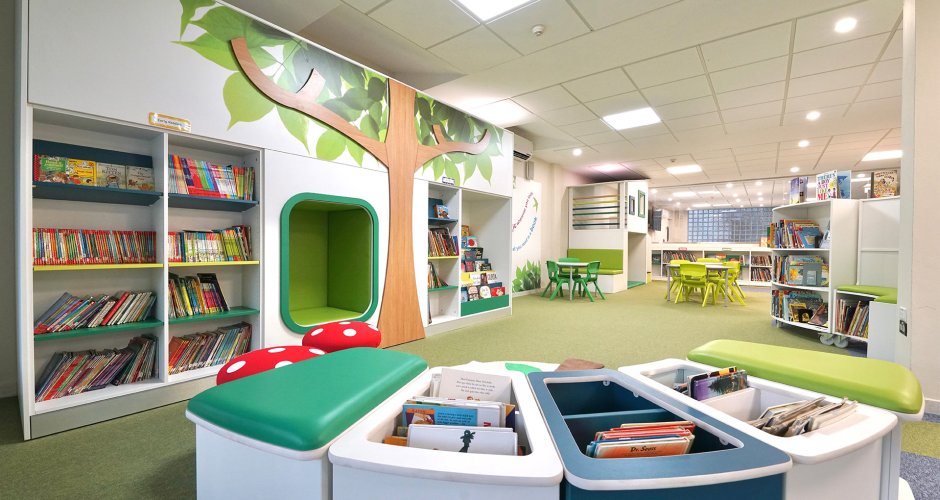 Интерьер детской библиотеки