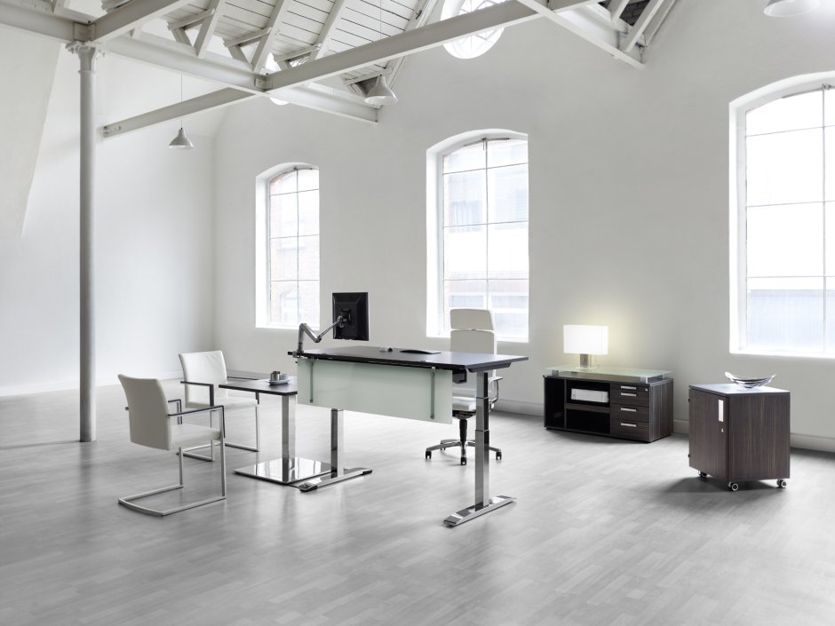 Дизайн офиса в серых тонах (66 фото)