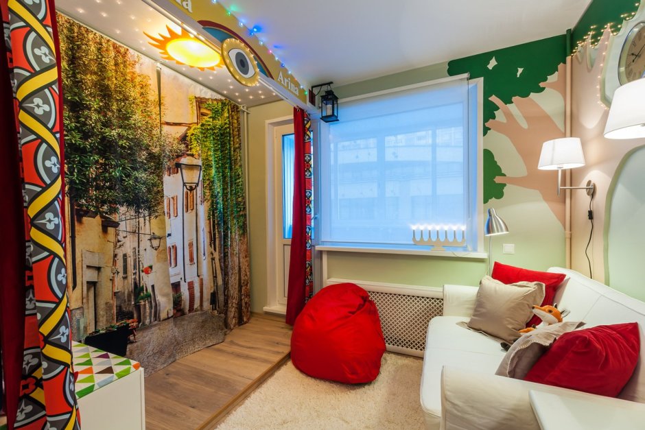 Планировки детских комнат на двоих