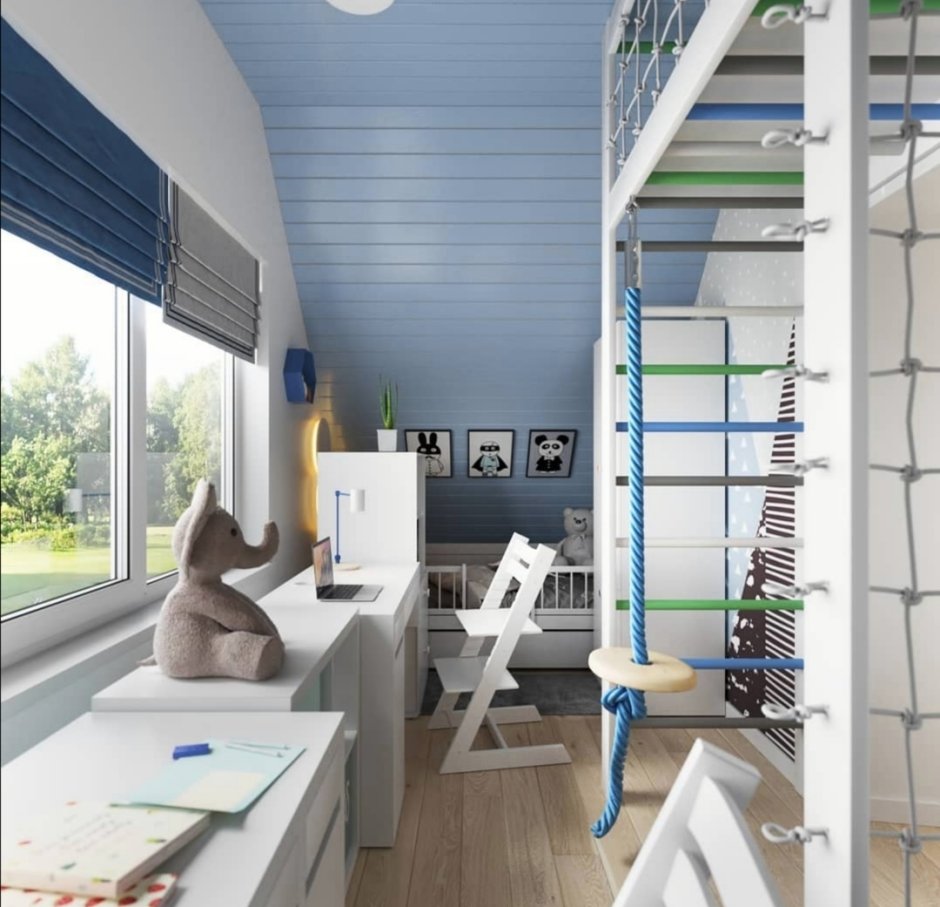 Подиум второй ярус кровать-чердак