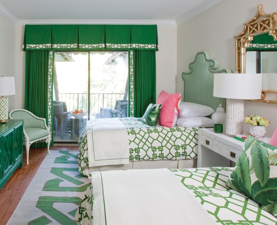 Зеленая спальня