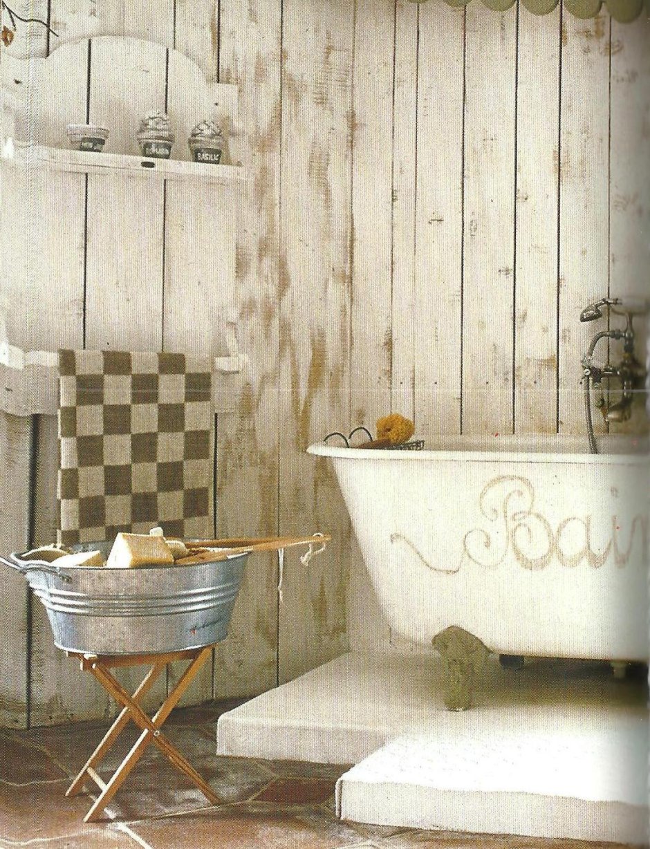 Плитка для ванной комнаты в стиле Кантри