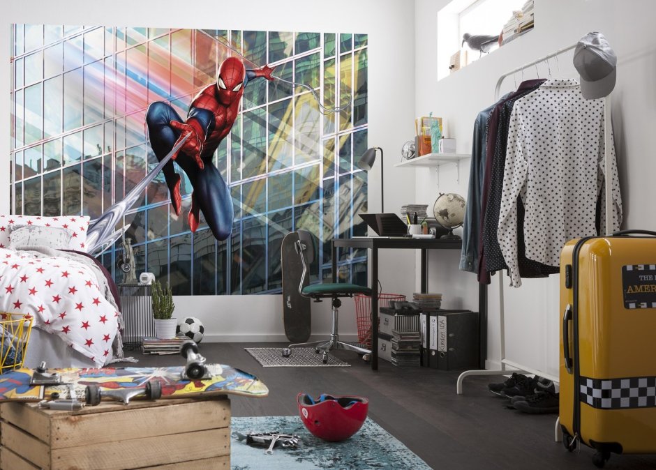 Background 3d Spiderman Room