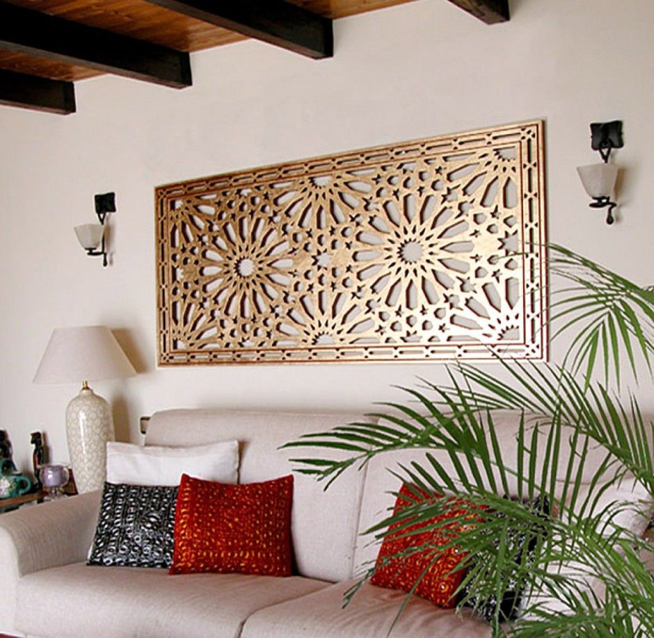 Декор на стены в марокканском стиле