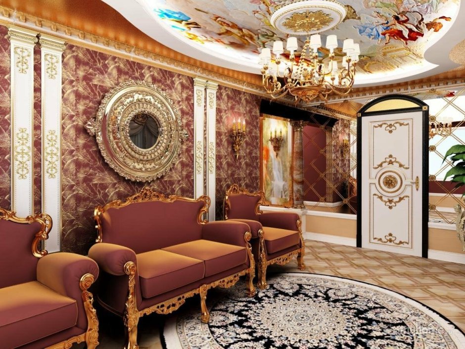 Antonovich Design интерьеры в стиле Барокко