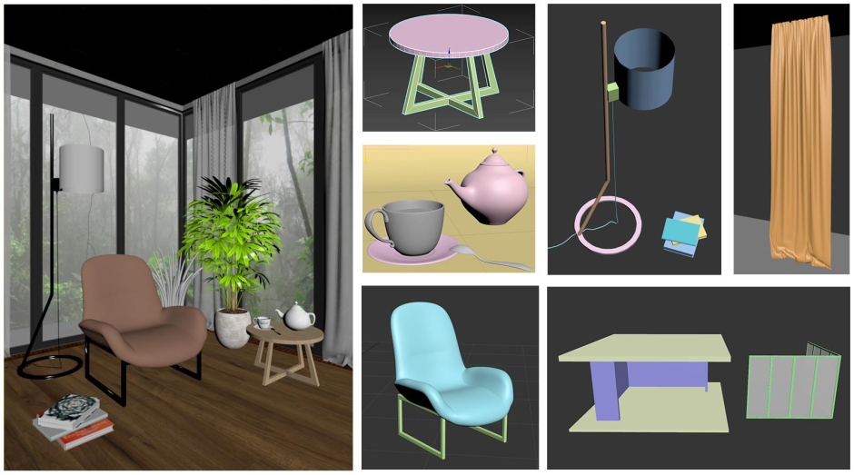 3d комната игровая