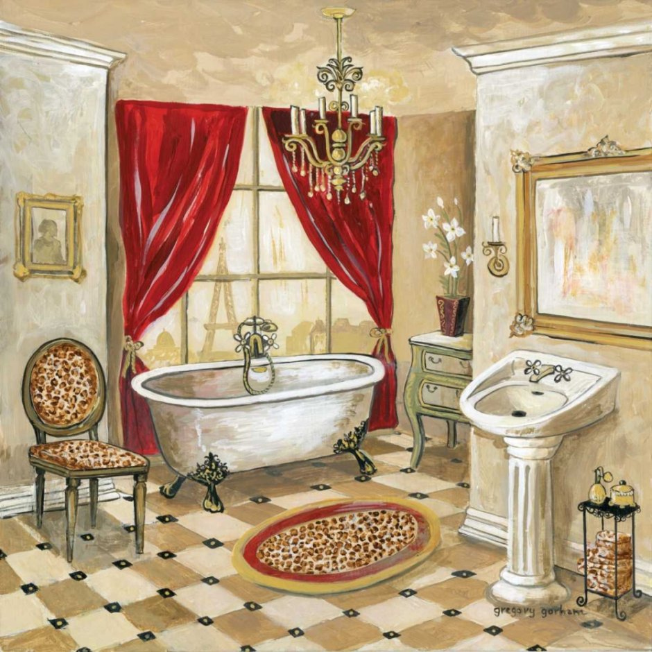 Картины для ванной комнаты