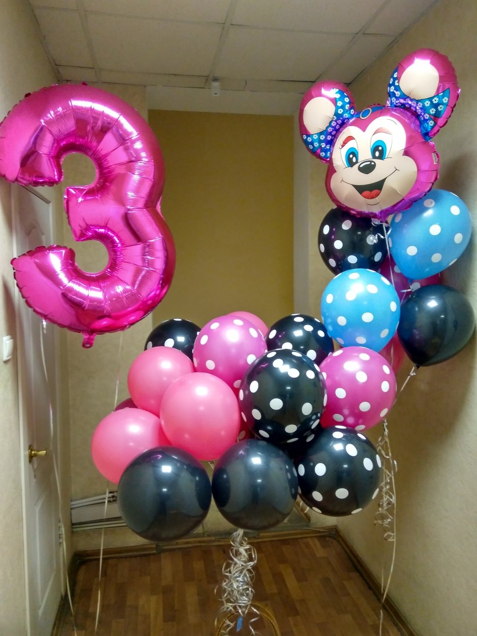 Композиции из шаров на день рождения ребенка