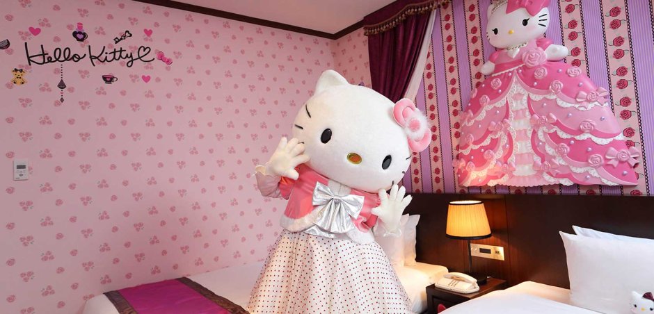Hello Kitty комната в современном стиле